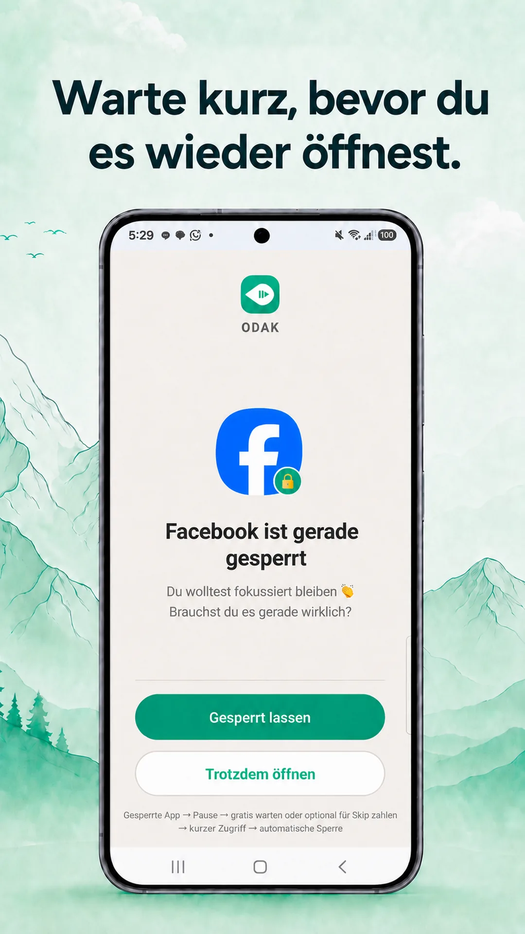 Odak Android — Deutsch