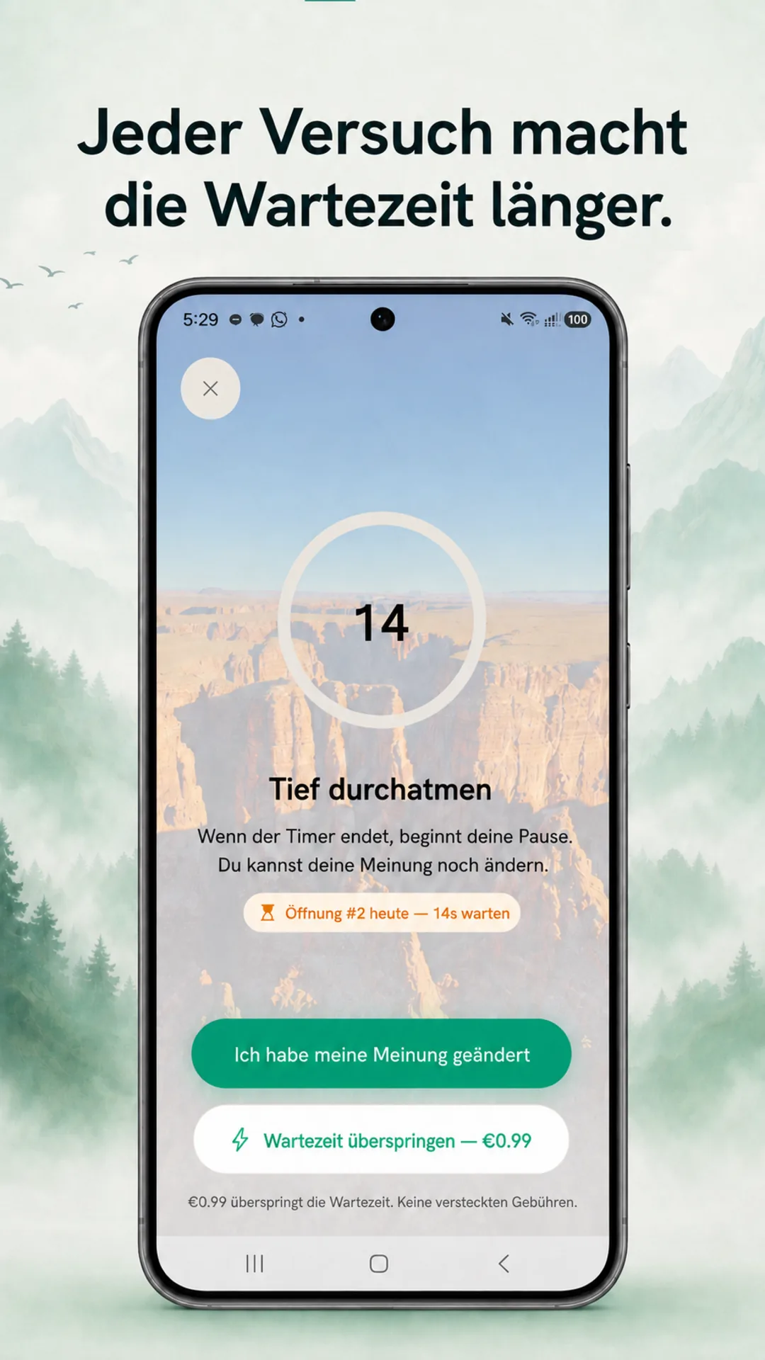Odak Android — Screenshot 3 / 8 — Deutsch
