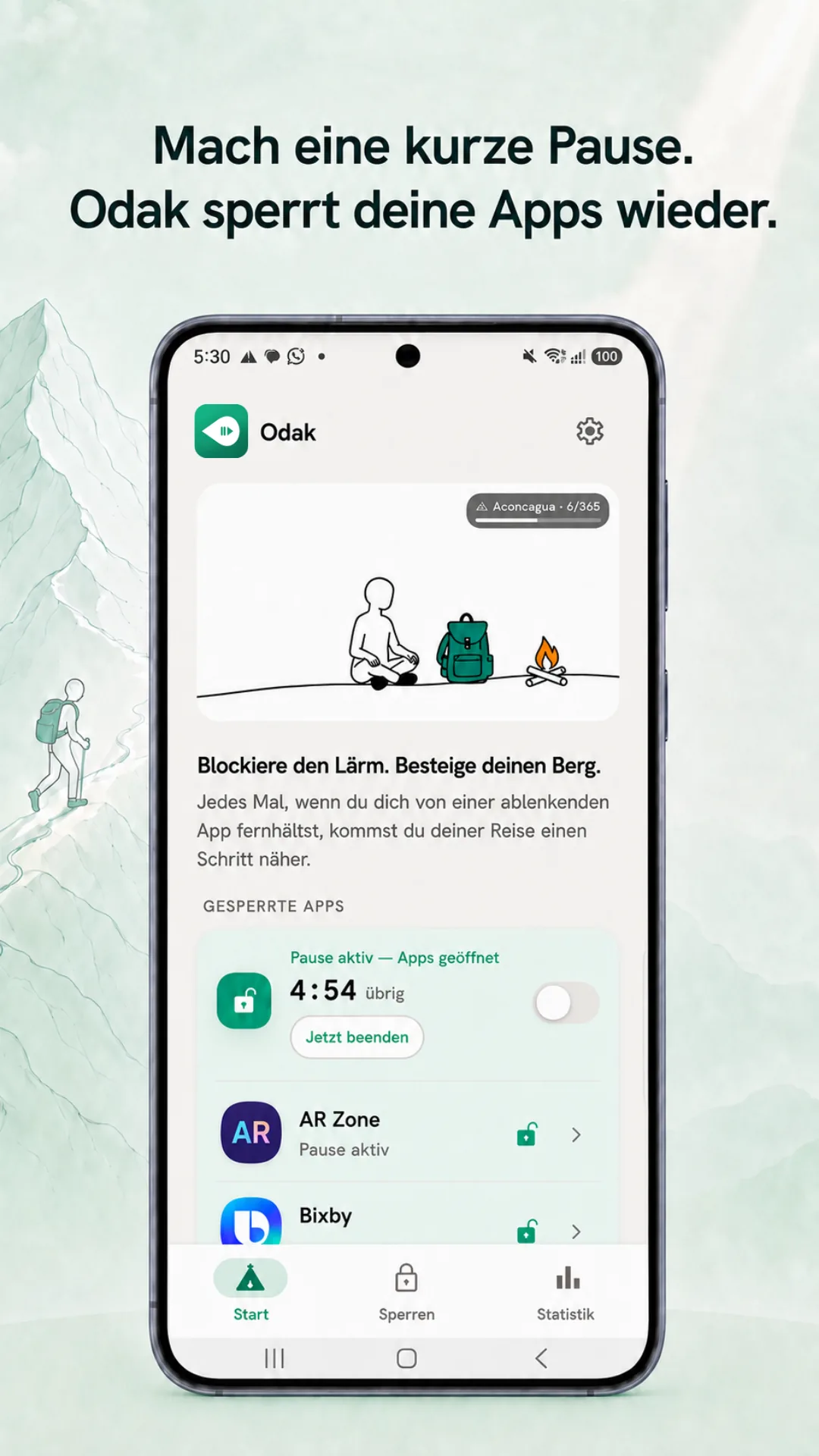 Odak Android — Screenshot 4 / 8 — Deutsch