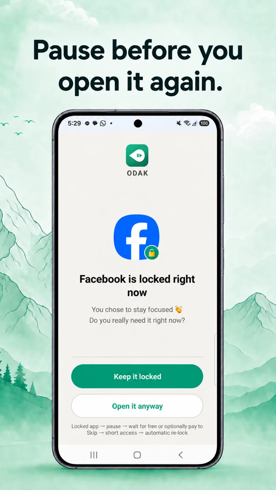 Odak Android — English
