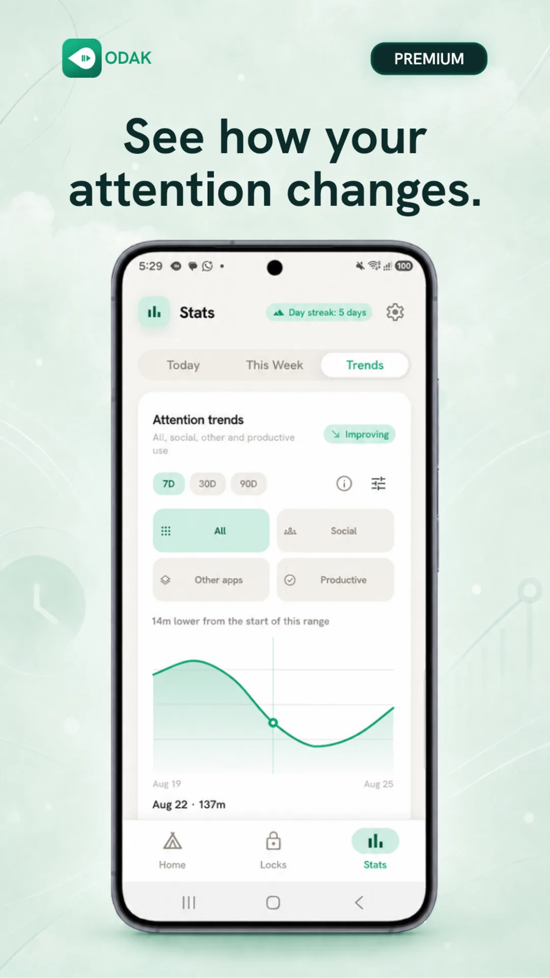 Odak Android — Screenshot 7 / 8 — English