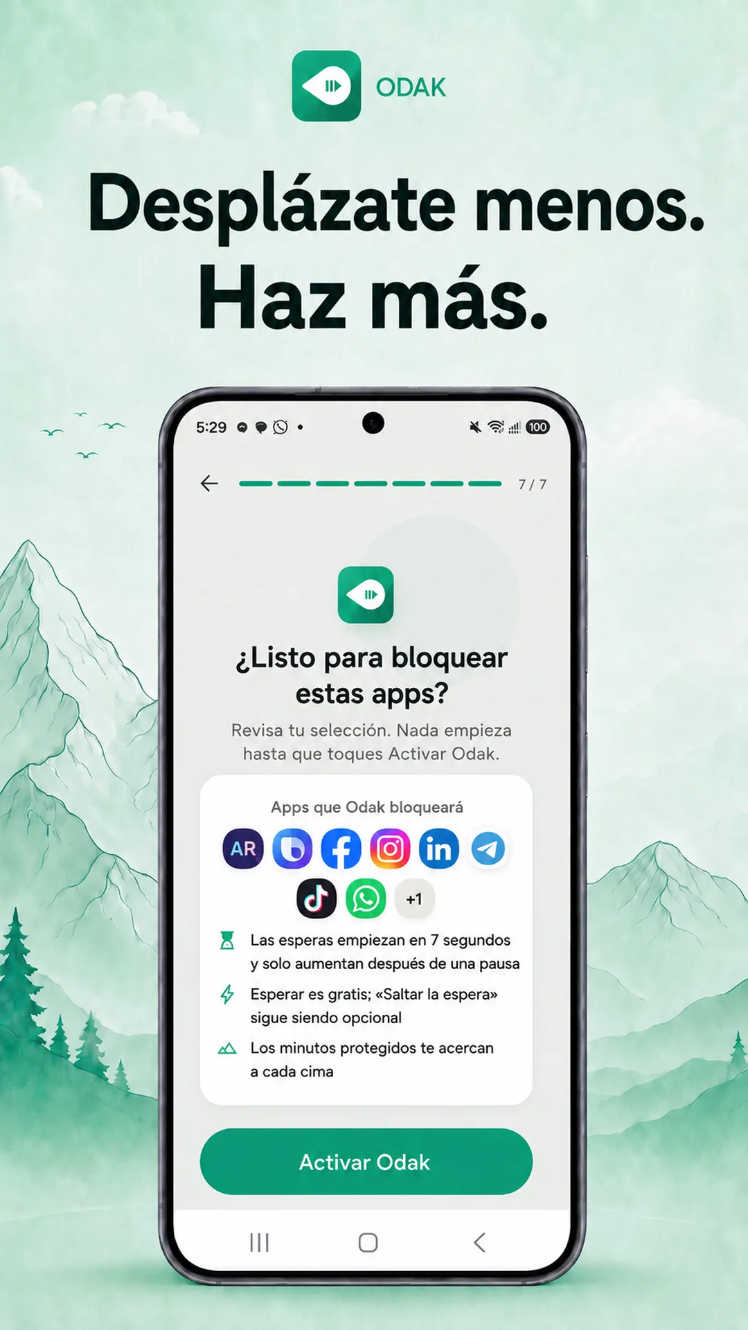 Odak Android — Captura de pantalla 1 / 8 — Español