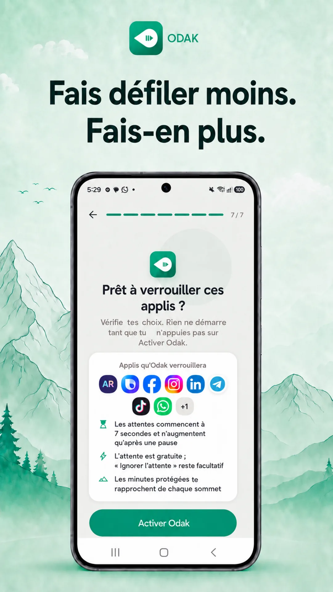 Odak Android — Capture d’écran 1 / 8 — Français