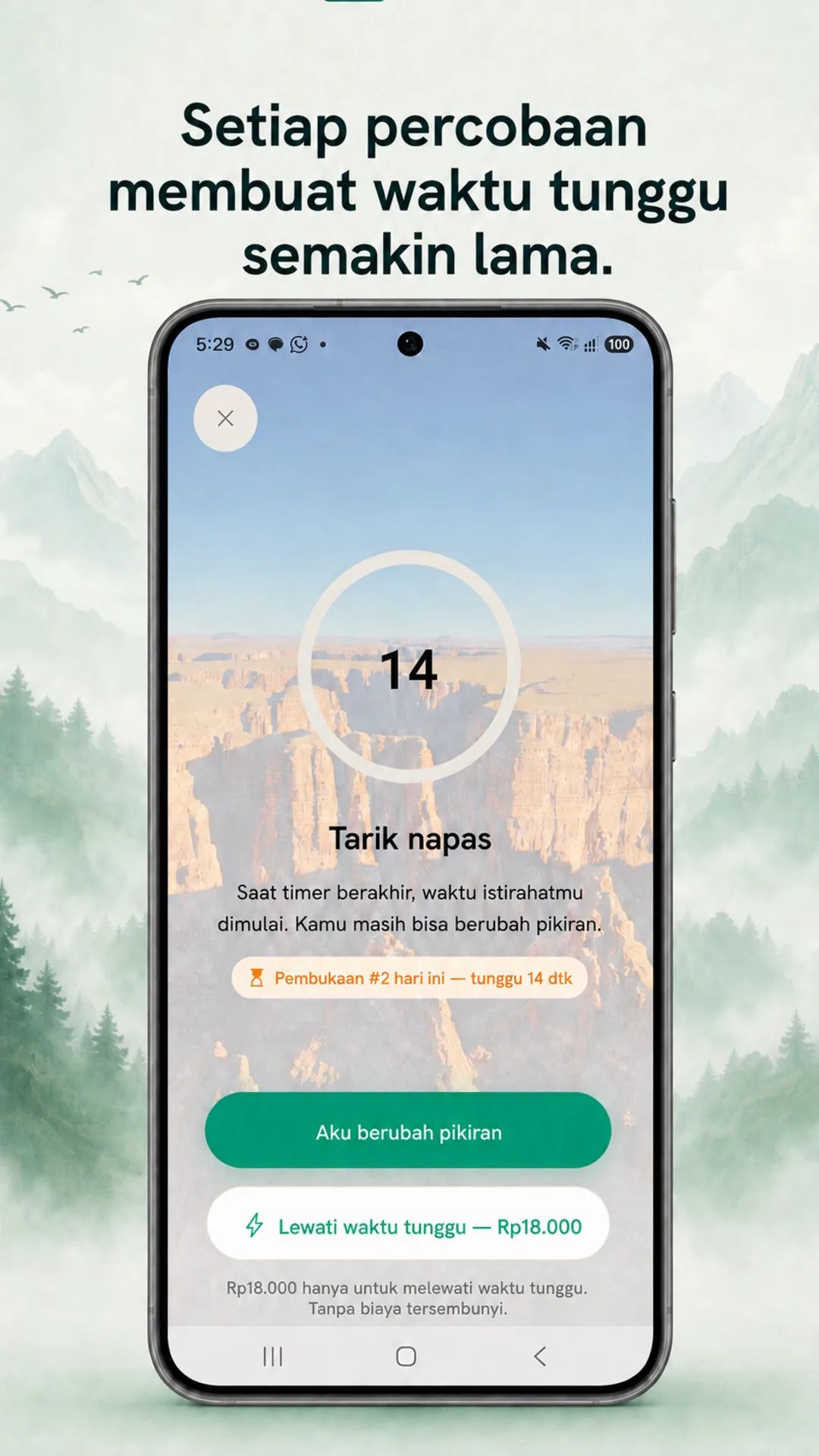 Odak Android — Tangkapan layar 3 / 8 — Bahasa Indonesia