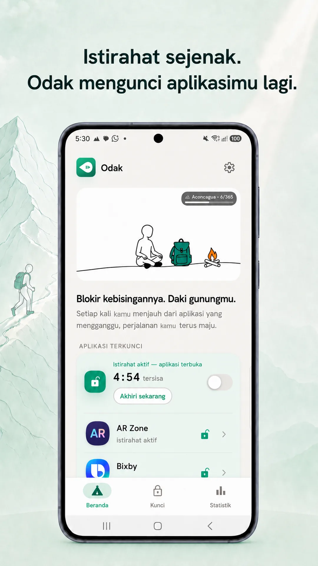 Odak Android — Tangkapan layar 4 / 8 — Bahasa Indonesia