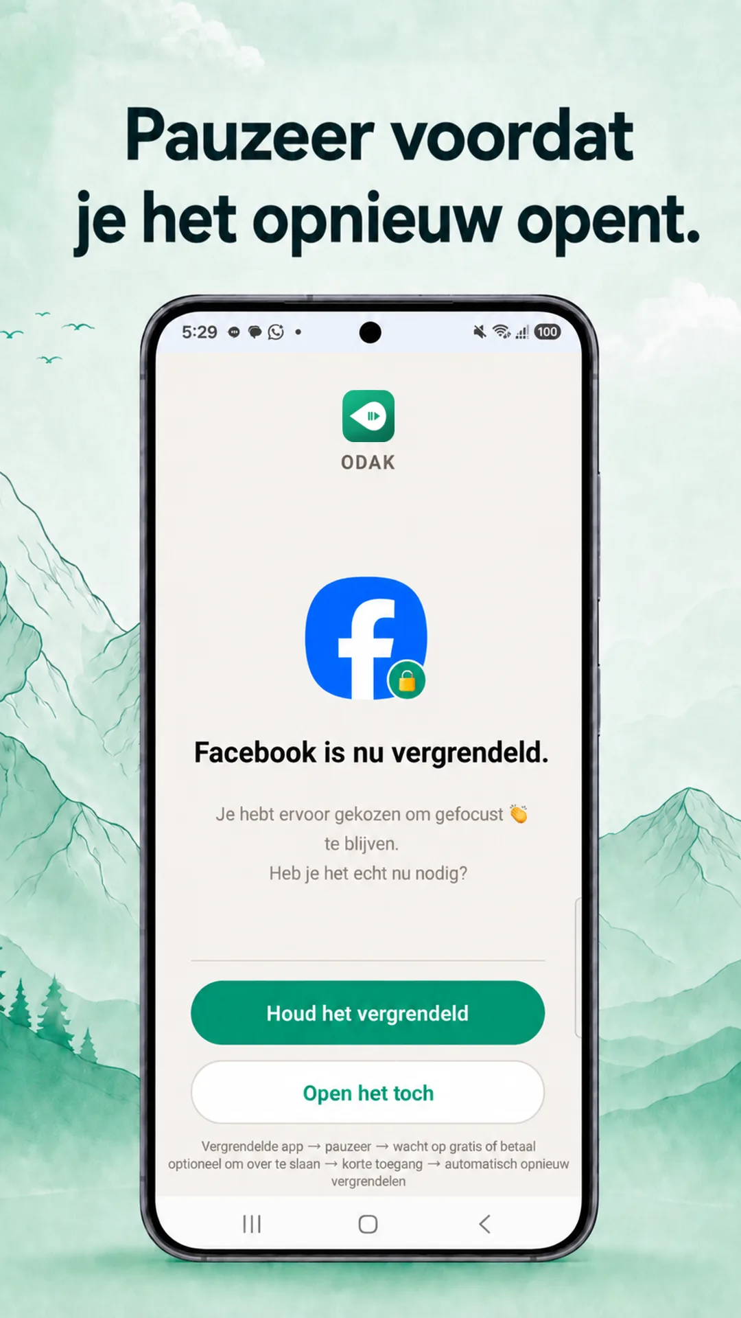 Odak Android — Nederlands