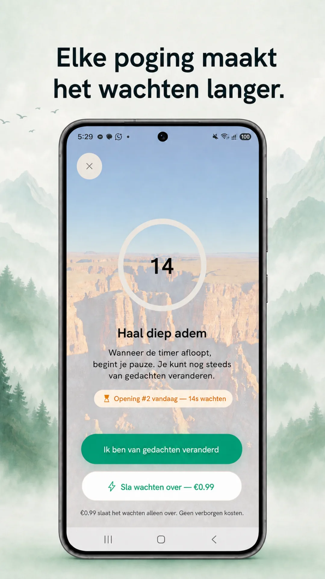 Odak Android — Screenshot 3 / 8 — Nederlands
