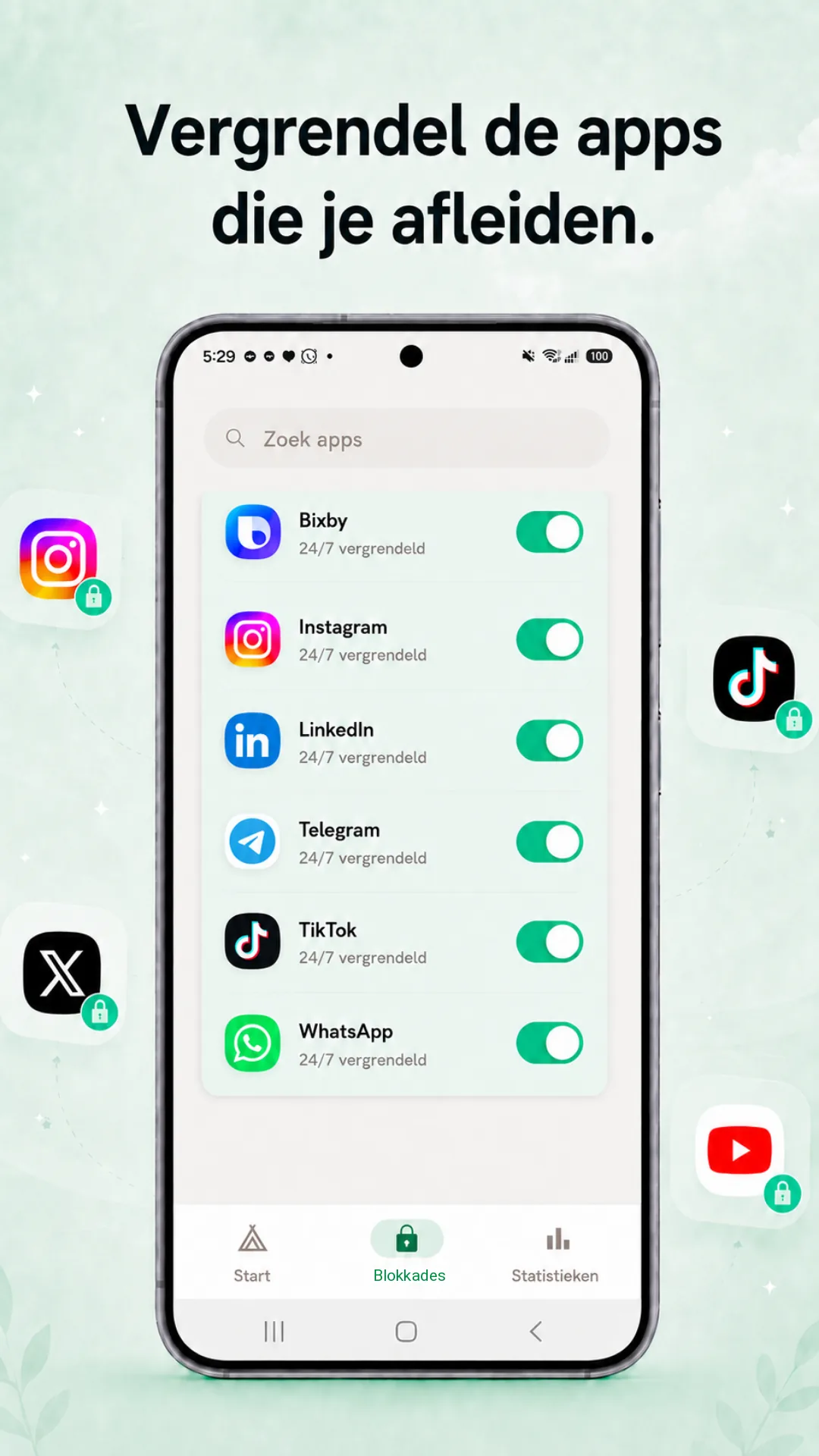 Odak Android — Screenshot 6 / 8 — Nederlands
