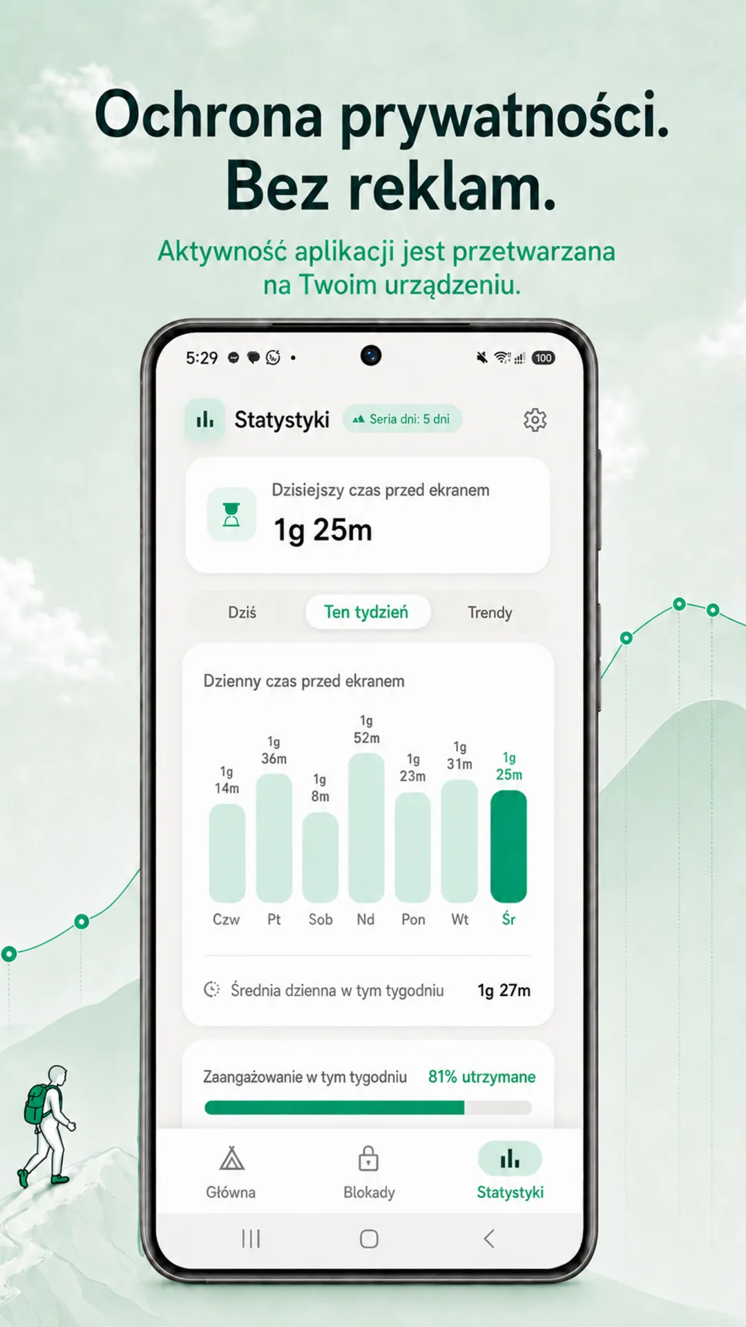 Odak Android — Zrzut ekranu 5 / 8 — Polski
