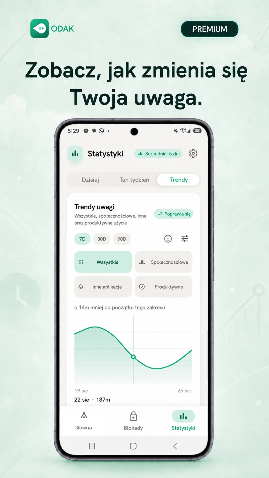 Odak Android — Zrzut ekranu 7 / 8 — Polski
