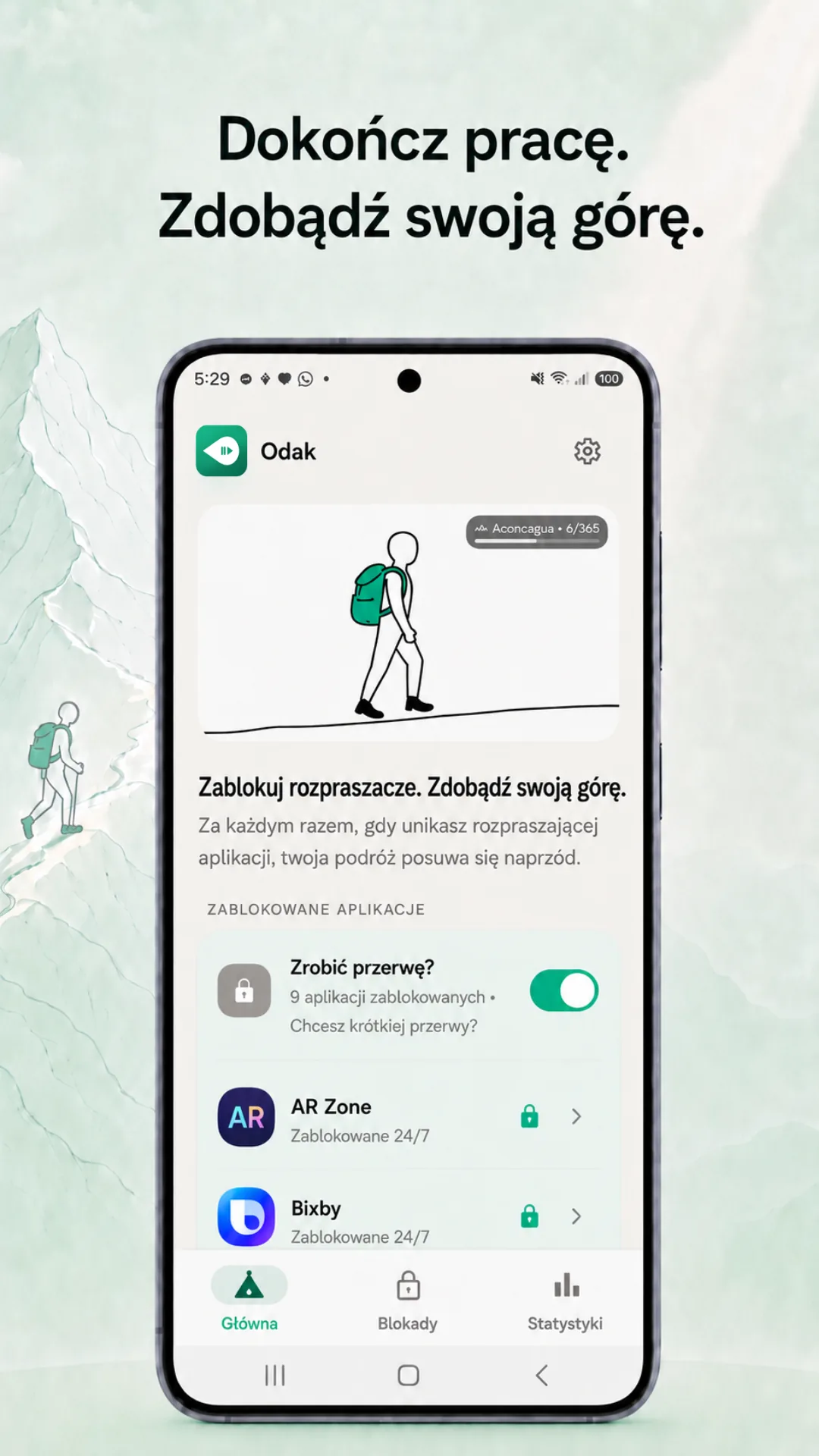Odak Android — Zrzut ekranu 8 / 8 — Polski