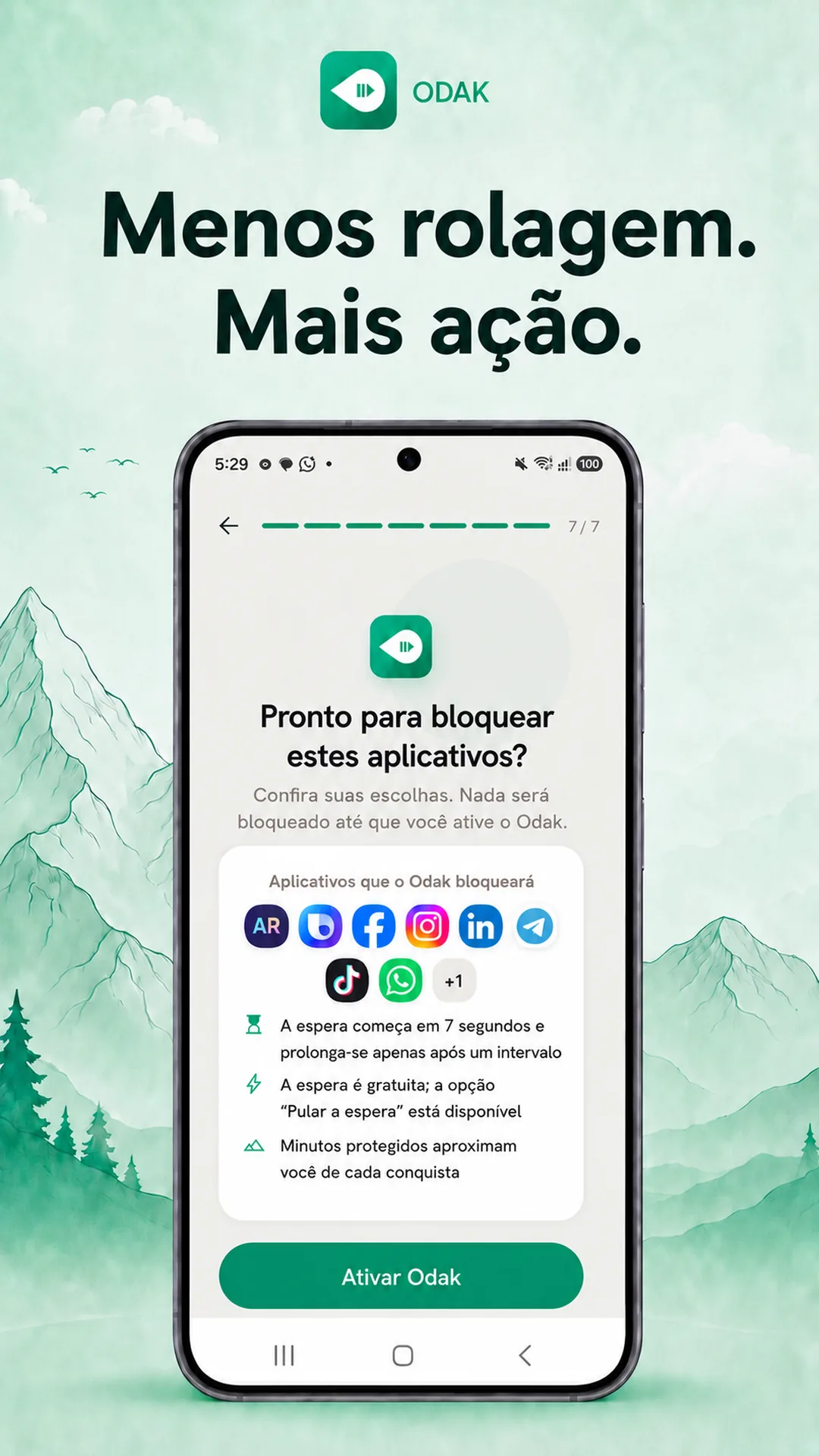 Odak Android — Captura de tela 1 / 8 — Português