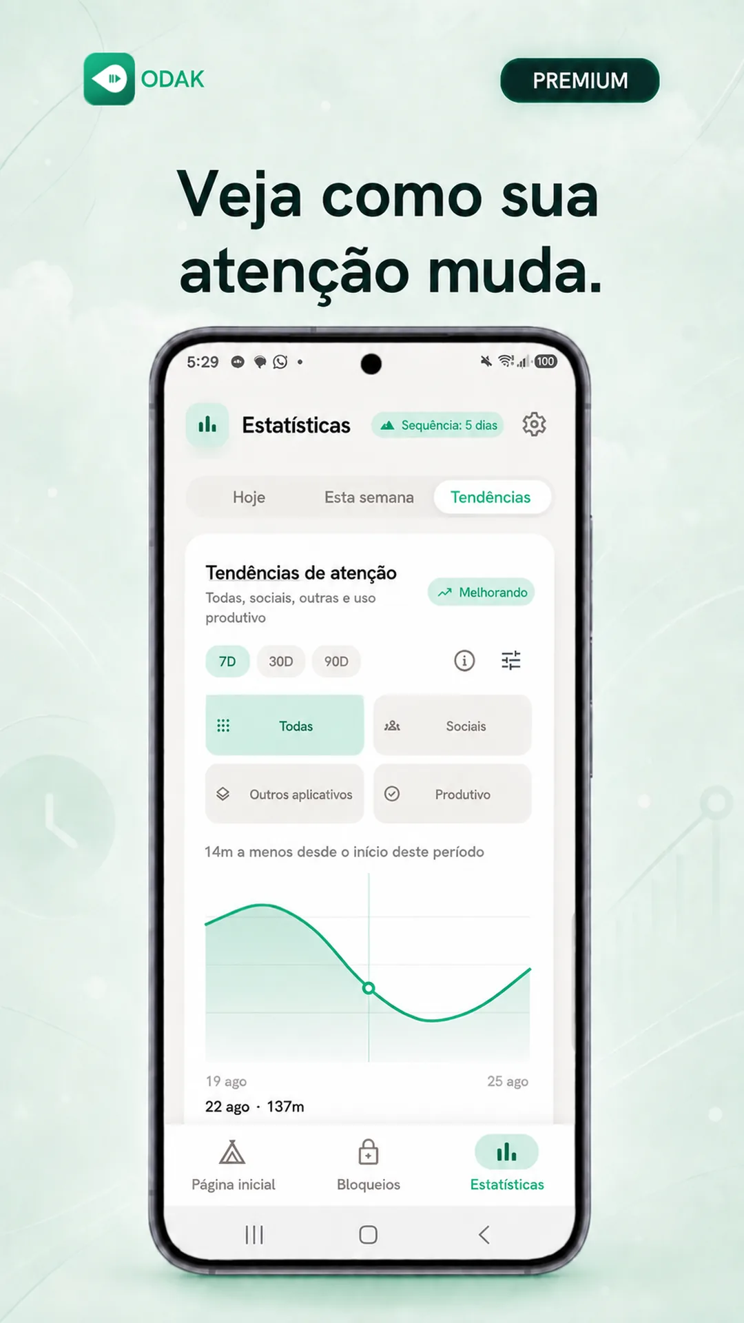 Odak Android — Captura de tela 7 / 8 — Português