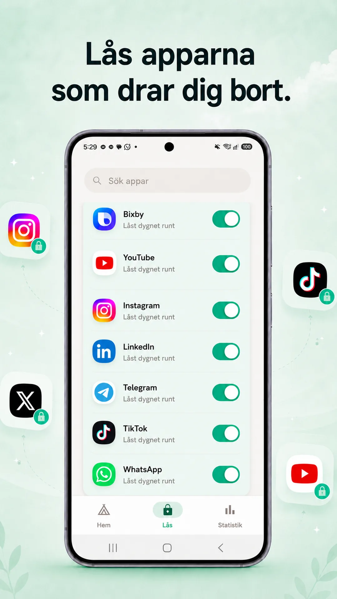 Odak Android — Skärmbild 6 / 8 — Svenska