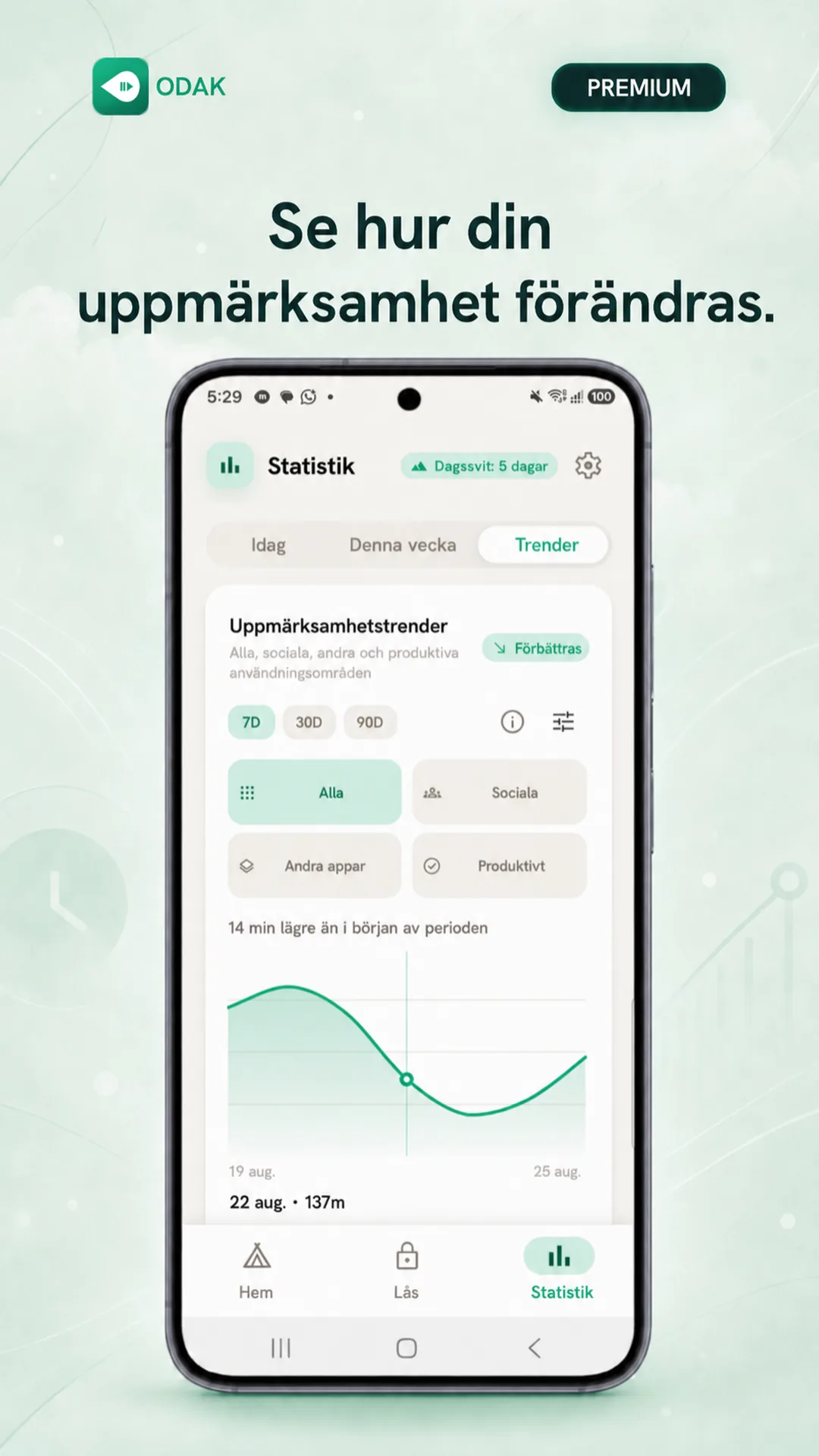 Odak Android — Skärmbild 7 / 8 — Svenska
