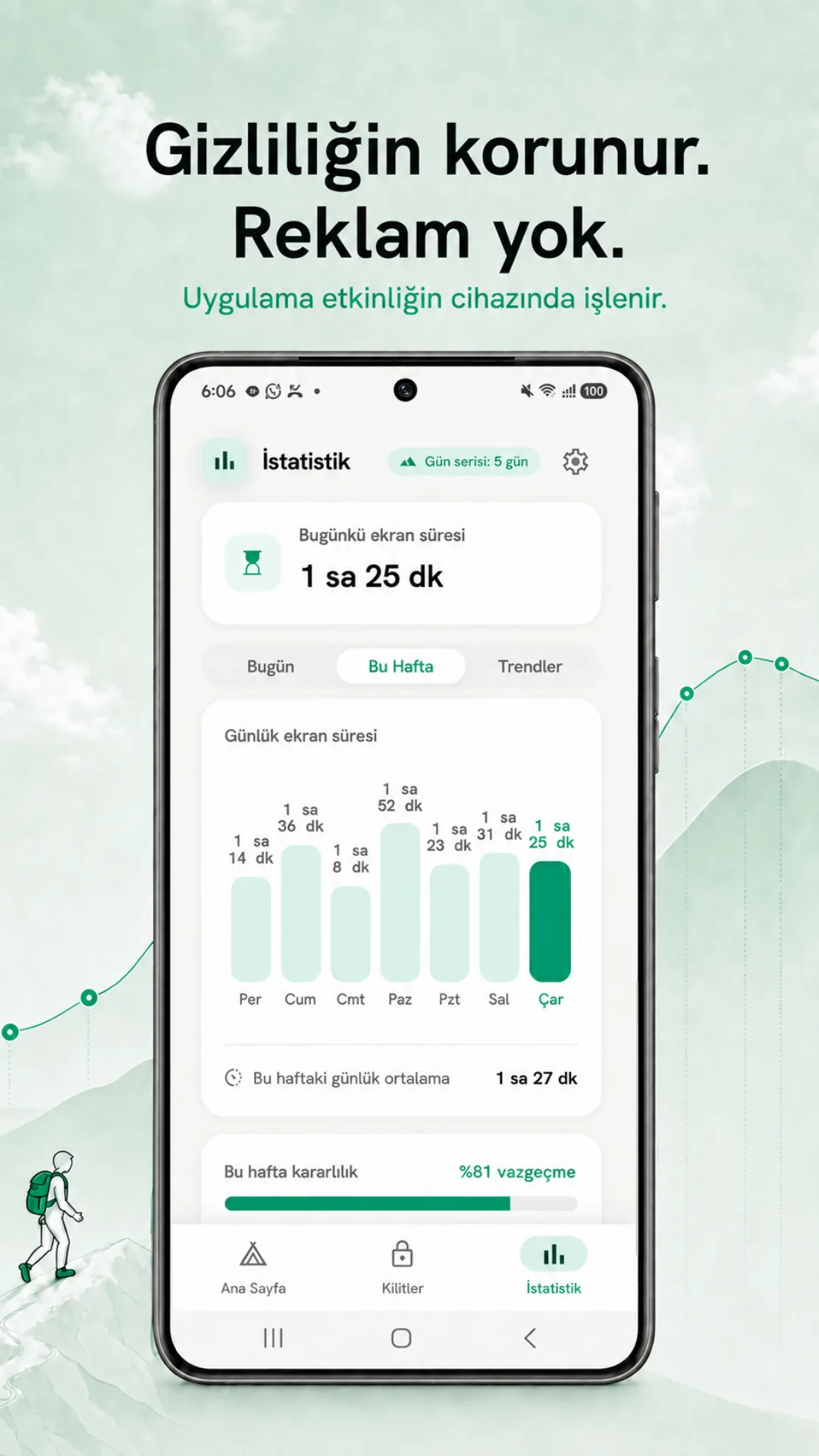Odak Android — Ekran görüntüsü 5 / 8 — Türkçe