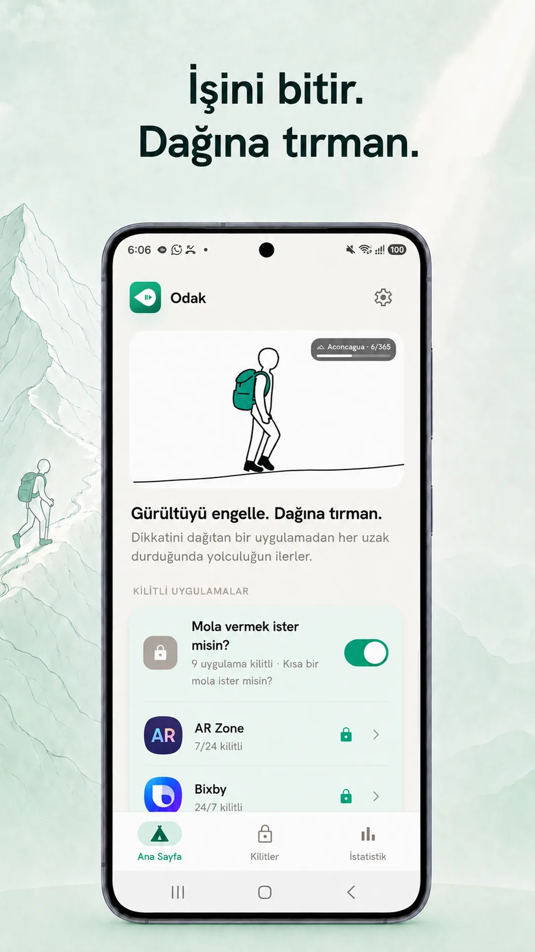 Odak Android — Ekran görüntüsü 8 / 8 — Türkçe