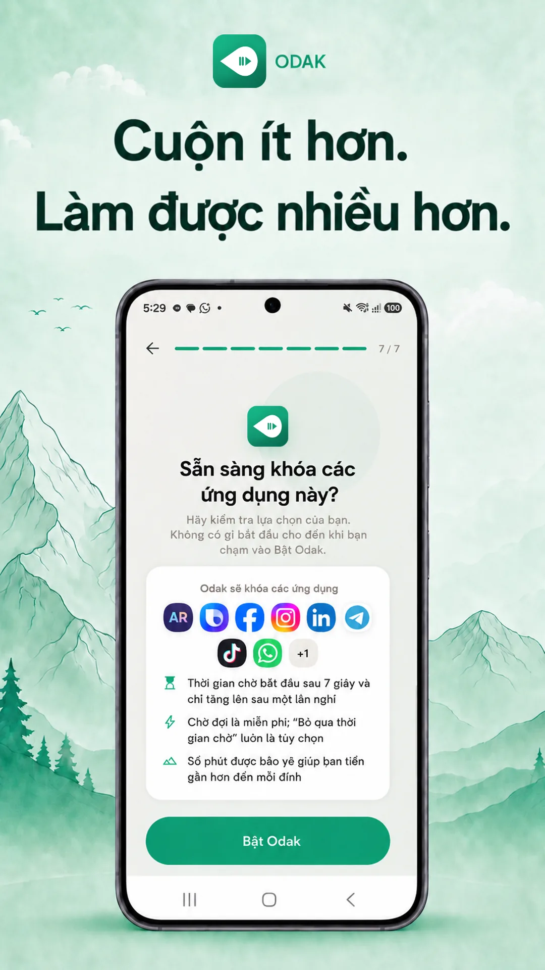 Odak Android — Ảnh chụp màn hình 1 / 8 — Tiếng Việt