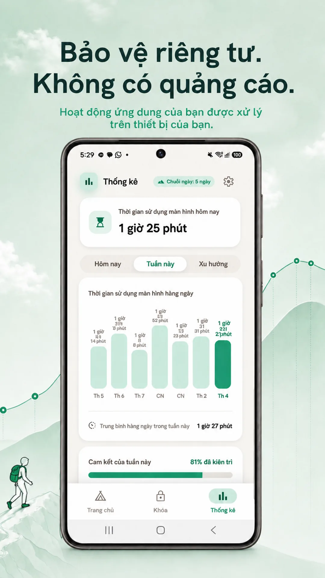 Odak Android — Ảnh chụp màn hình 5 / 8 — Tiếng Việt