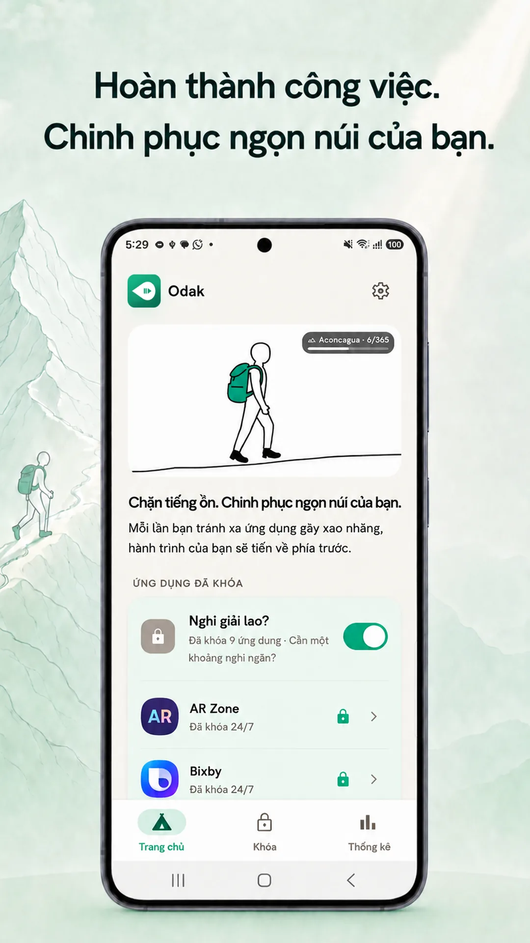Odak Android — Ảnh chụp màn hình 8 / 8 — Tiếng Việt